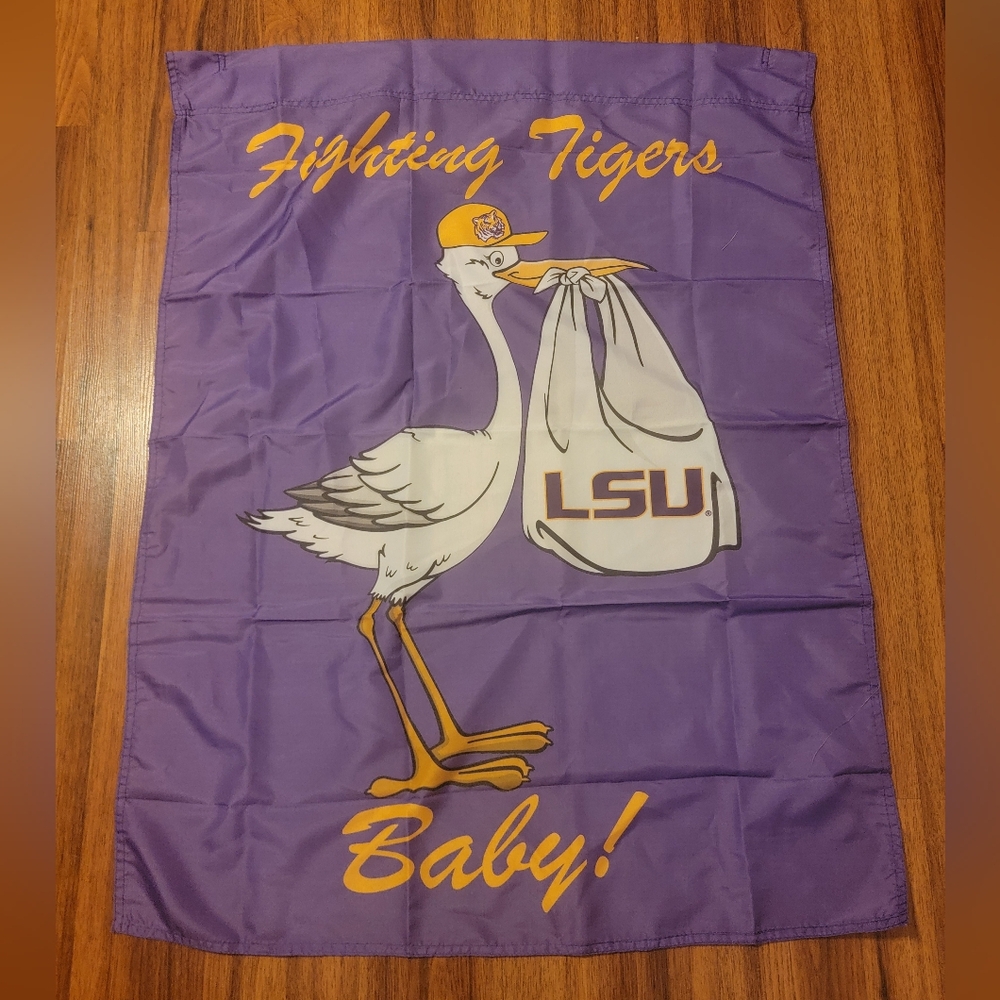 Louisiana State University LSU Fighting Tigers Baby House Flag